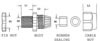 Presse-Etoupe Ip68 Pg-29 (3.0 - 6.5mm)