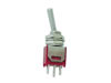 Vertical Sub-miniature Toggle Switch SPDT ON-ON - No Thread